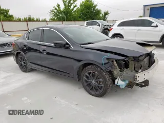 2020 Acura ILX Premium with VIN 19UDE2F78LA002579, listed as a Copart auction lot 58015475 with 110,786 mi miles and Salvage title. Bid and sale history available at DreamBid. Image 4.