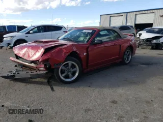 2001 Ford Mustang GT Deluxe with VIN 1FAFP45XX1F100307, listed as a Copart auction lot 45550465 with 108,540 mi miles and Salvage Title. Bid and sale history available at carsss.com. Image 1.