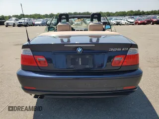 2004 BMW 3 Series 325Ci with VIN WBABW33434PL25386, listed as a Copart auction lot 62984964 with 88,373 mi miles and Salvage Title. Bid and sale history available at carsss.com. Image 6.