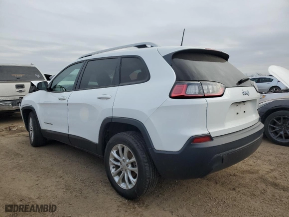 2020 Jeep Cherokee Latitude with VIN 1C4PJLCB3LD648519, listed as a Copart auction lot 44007005 with 55,729 mi miles and Salvage Title. Bid and sale history available at carsss.com. Image 2.