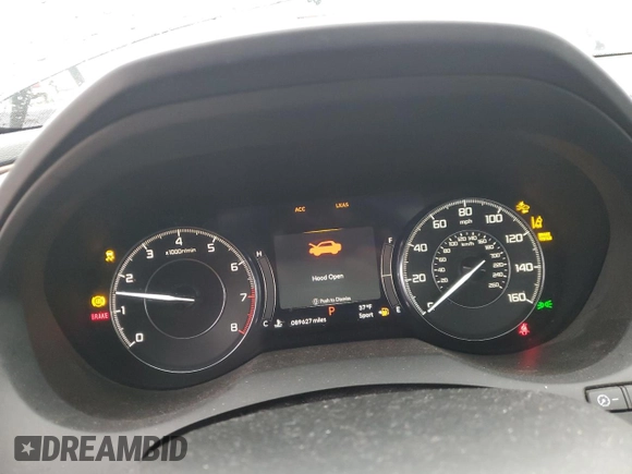 2020 Acura RDX Advance z VIN 5J8TC2H72LL029893, wystawiony jako Copart lot #47185635 z przebiegiem 89 627 mil mil oraz Szkoda całkowita • Salvage title. Historia ofert i sprzedaży dostępna na DreamBid. Obrazek 9.