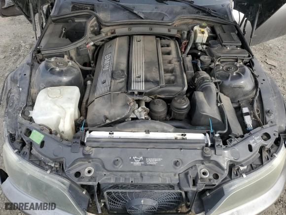2001 BMW Z3 2.5i with VIN WBACN33401LK48695, listed as a Copart auction lot 47415275 with 86,667 mi miles and Salvage Title. Bid and sale history available at carsss.com. Image 11.