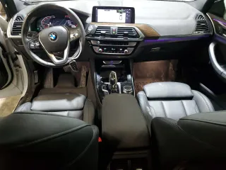 2021 BMW X3 xDrive30i with VIN 5UXTY5C06M9E17026, listed as a Copart auction lot 46470565 with 34,166 mi miles and Salvage Title. Bid and sale history available at DreamBid. Image 8.