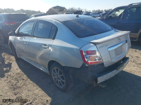 2011 Nissan Sentra 2.0 SR with VIN 3N1AB6AP5BL652277, listed as a IAAI auction lot 41698767 with 202,095 mi miles. Bid and sale history available at carsss.com. Image 3.