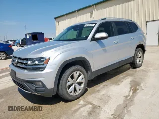 2018 Volkswagen Atlas SE z VIN 1V2DR2CA1JC591705, wystawiony jako Copart lot #53145345 z przebiegiem 100 267 mil mil oraz Szkoda całkowita • Salvage title. Historia ofert i sprzedaży dostępna na DreamBid. Obrazek 1.