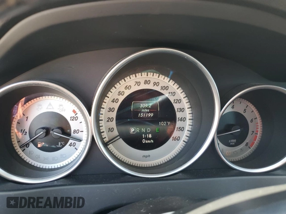2014 Mercedes-Benz C 250 Sport with VIN WDDGF4HB8ER304938, listed as a Copart auction lot 62833835 with 151,199 mi miles and Salvage title. Bid and sale history available at DreamBid. Image 9.