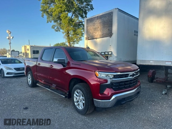 2022 Chevrolet Silverado 1500 LT with VIN 3GCPACEK0NG610345, listed as a Copart auction lot 54154055 with 23,486 mi miles and Clean Title. Bid and sale history available at carsss.com. Image 1.