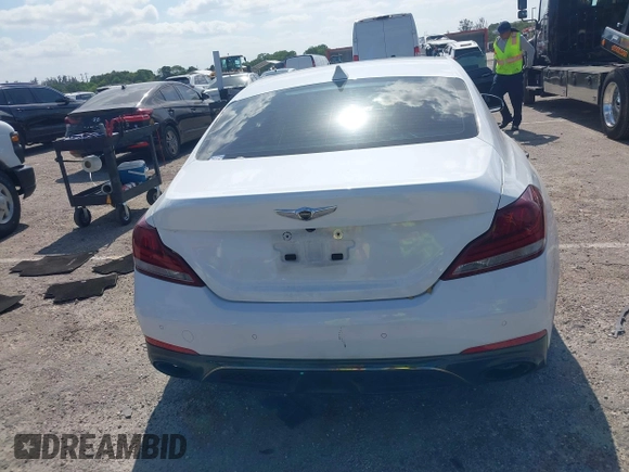 2019 Genesis G70 Advanced with VIN KMTG34LE0KU034232, listed as a IAAI auction lot 42113393 with 47,360 mi miles and . Bid and sale history available at DreamBid. Image 16.