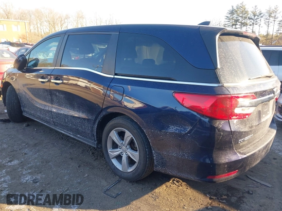 2018 Honda Odyssey EX-L with VIN 5FNRL6H72JB100736, listed as a IAAI auction lot 41350954 with 113,504 mi miles. Bid and sale history available at carsss.com. Image 3.