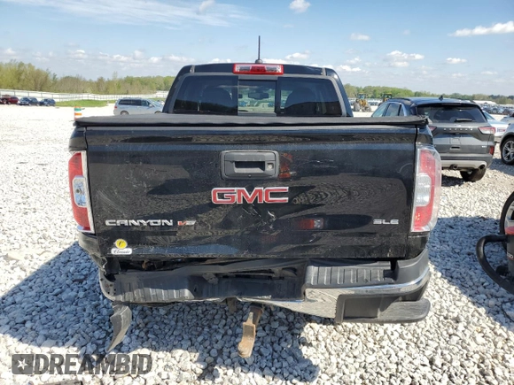 2019 GMC Canyon 4WD SLE with VIN 1GTG6CEN0K1345318, listed as a Copart auction lot 53082844 with 58,453 mi miles and Salvage Title. Bid and sale history available at carsss.com. Image 6.