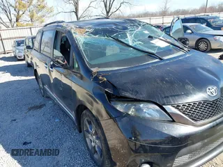 2014 Toyota Sienna SE with VIN 5TDXK3DC3ES521202, listed as a IAAI auction lot 41579320 with 182,982 mi miles and . Bid and sale history available at DreamBid. Image 6.
