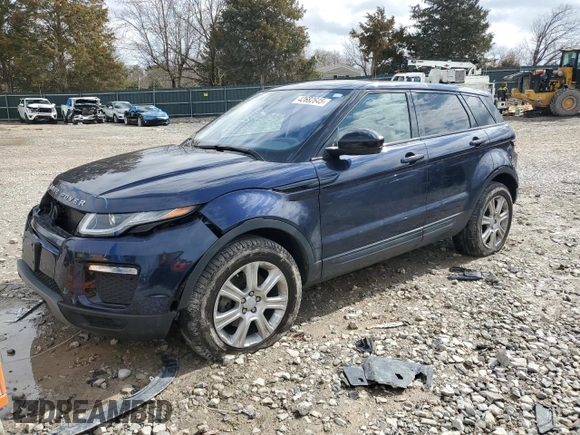 2019 Land Rover Range Rover Evoque SE with VIN SALVP2RXXKH328553, listed as a Copart auction lot 42682645 with 46,656 mi miles and Salvage Title. Bid and sale history available at carsss.com. Image 1.