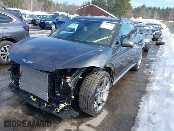 2024 Genesis GV60 z VIN KMUKEDSBXRU023868, wystawiony jako IAAI lot #41638835 z przebiegiem 2 698 mil mil oraz . Historia ofert i sprzedaży dostępna na DreamBid. Obrazek 20.