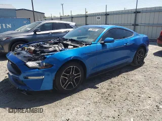 2019 Ford Mustang EcoBoost with VIN 1FA6P8TH7K5135266, listed as a Copart auction lot 49421375 with 80,591 mi miles and Clean Title. Bid and sale history available at carsss.com. Image 1.