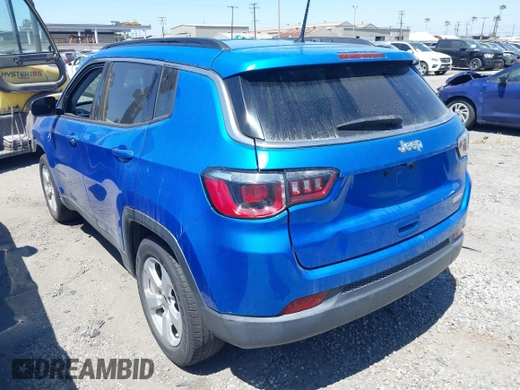 2018 Jeep Compass Latitude with VIN 3C4NJCBB6JT227412, listed as a IAAI auction lot 42120163 with 80,490 mi miles and . Bid and sale history available at DreamBid. Image 3.