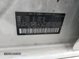 2020 Subaru Impreza Special Sports with VIN 4S3GTAL60L3724883, listed as a Copart auction lot 82643194 with 83,626 mi miles and Salvage title. Bid and sale history available at DreamBid. Image 15.