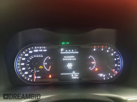 2022 Hyundai Tucson SE with VIN 5NMJACAE6NH153941, listed as a Copart auction lot 45759915 with 7,967 mi miles and Salvage Title. Bid and sale history available at carsss.com. Image 9.