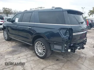 2024 Ford Expedition Max Limited with VIN 1FMJK1K81REA64485, listed as a IAAI auction lot 41657071 with 8,722 mi miles and . Bid and sale history available at DreamBid. Image 3.