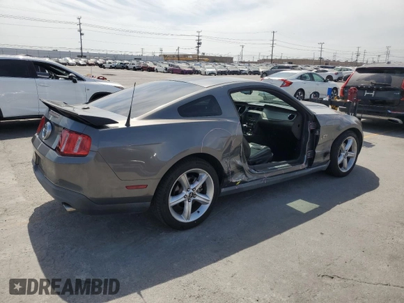 2010 Ford Mustang GT with VIN 1ZVBP8CH6A5152256, listed as a Copart auction lot 57627965 with 91,864 mi miles and Salvage title. Bid and sale history available at DreamBid. Image 3.