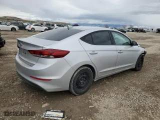 2017 Hyundai Elantra SE with VIN KMHD74LF6HU092333, listed as a Copart auction lot 49990555 with 145,009 mi miles and Salvage Title. Bid and sale history available at carsss.com. Image 3.