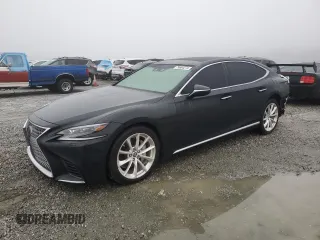 2018 Lexus LS with VIN JTHC5LFF8J5003209, listed as a Copart auction lot 79664274 with 67,549 mi miles and Salvage Title. Bid and sale history available at carsss.com. Image 1.