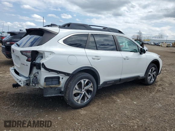 2021 Subaru Outback Limited with VIN 4S4BTANC5M3110728, listed as a Copart auction lot 55239795 with 36,277 mi miles and Salvage title. Bid and sale history available at DreamBid. Image 3.