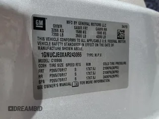 2010 Chevrolet Suburban LT with VIN 1GNUCJE0XAR243066, listed as a Copart auction lot 88919395 with 222,632 mi miles and Salvage Title. Bid and sale history available at carsss.com. Image 15.