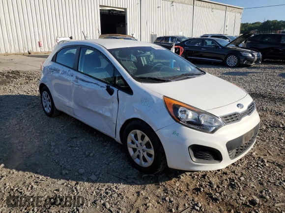 2014 Kia Rio EX with VIN KNADN5A37E6410739, listed as a Copart auction lot 70122594 with 60,177 mi miles and Salvage Title. Bid and sale history available at carsss.com. Image 4.