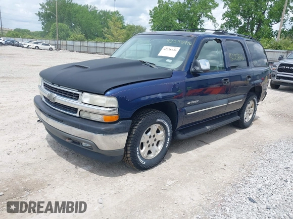 2002 Chevrolet Tahoe LT z VIN 1GNEC13Z52R284289, wystawiony jako IAAI lot #42258446 z przebiegiem 194 503 mil mil oraz . Historia ofert i sprzedaży dostępna na DreamBid. Obrazek 2.