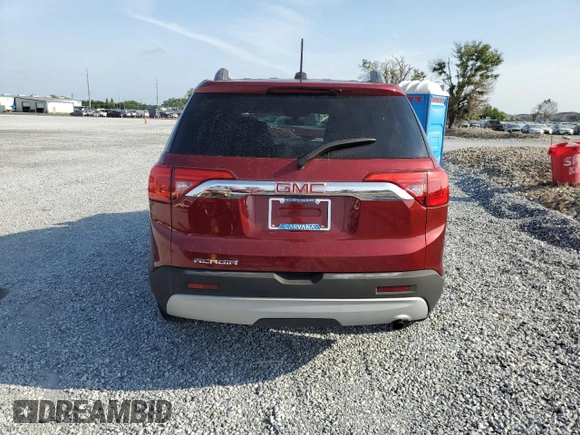2018 GMC Acadia SLE z VIN 1GKKNLLA0JZ228789, wystawiony jako Copart lot #55873475 z przebiegiem Nie podano mil oraz Szkoda całkowita • Salvage title. Historia ofert i sprzedaży dostępna na DreamBid. Obrazek 6.