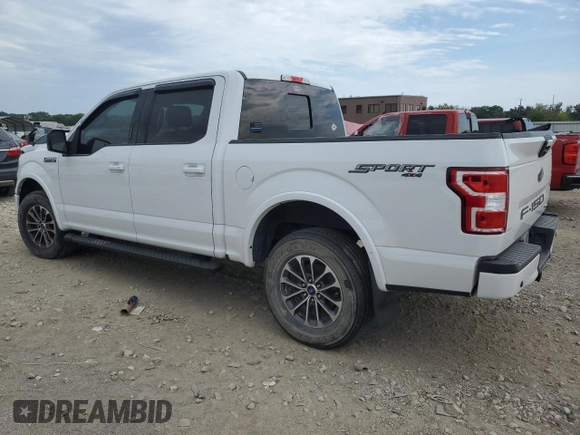 2018 Ford F-150 XL with VIN 1FTEW1EP8JFA61062, listed as a Copart auction lot 68439464 with 107,540 mi miles and Salvage Title. Bid and sale history available at carsss.com. Image 2.