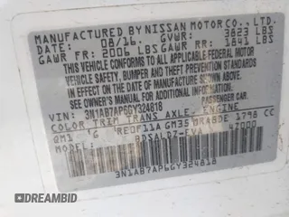 2016 Nissan Sentra SV with VIN 3N1AB7AP6GY324818, listed as a IAAI auction lot 41900205 with 134,184 mi miles and . Bid and sale history available at DreamBid. Image 9.