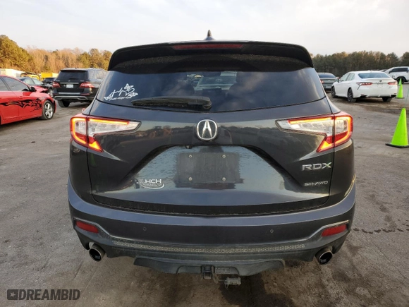 2019 Acura RDX w/Advance Pkg with VIN 5J8TC2H77KL018340, listed as a Copart auction lot 41738665 with 173,163 mi miles and Salvage Title. Bid and sale history available at carsss.com. Image 6.