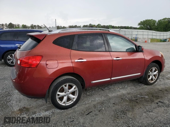 2011 Nissan Rogue SV with VIN JN8AS5MTXBW170726, listed as a Copart auction lot 54192245 with 170,821 mi miles and Clean Title. Bid and sale history available at carsss.com. Image 3.