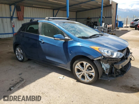 2014 Hyundai Elantra GT with VIN KMHD35LH6EU229835, listed as a Copart auction lot 69384284 with 17,714 mi miles and Salvage Title. Bid and sale history available at carsss.com. Image 4.