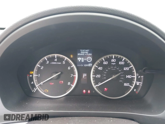 2017 Acura ILX with VIN 19UDE2F35HA001779, listed as a IAAI auction lot 41895361 with 109,987 mi miles. Bid and sale history available at carsss.com. Image 7.