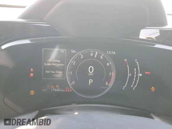 2024 Lexus NX 250 with VIN JTJADCAZXR5016226, listed as a Copart auction lot 43197805 with 17,640 mi miles and Salvage title. Bid and sale history available at DreamBid. Image 9.