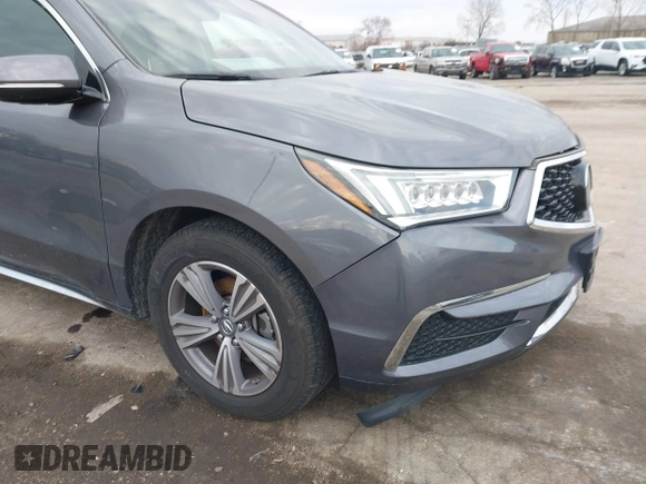 2020 Acura MDX with VIN 5J8YD4H37LL038312, listed as a IAAI auction lot 41149002 with 34,726 mi miles. Bid and sale history available at carsss.com. Image 19.