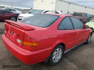 1996 Honda Civic EX with VIN 1HGEJ8147TL039174, listed as a Copart auction lot 74813904 with 1,146,007 mi miles and Salvage Title. Bid and sale history available at carsss.com. Image 3.