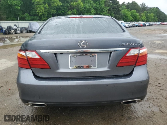 2012 Lexus LS 460 L with VIN JTHGL5EF1C5045907, listed as a Copart auction lot 54168465 with 55,688 mi miles and Salvage title. Bid and sale history available at DreamBid. Image 6.