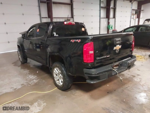 2019 Chevrolet Colorado 4WD LT with VIN 1GCGTCEN3K1119704, listed as a IAAI auction lot 41214516 with 1 mi miles. Bid and sale history available at carsss.com. Image 3.