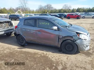 2019 Mitsubishi Mirage ES z VIN ML32A3HJ9KH012935, wystawiony jako IAAI lot #41527398 z przebiegiem 82 413 mil mil oraz . Historia ofert i sprzedaży dostępna na DreamBid. Obrazek 12.