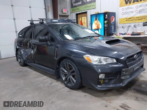 2016 Subaru WRX Premium with VIN JF1VA1E69G8801517, listed as a IAAI auction lot 41558194 with 118,332 mi miles. Bid and sale history available at carsss.com. Image 1.