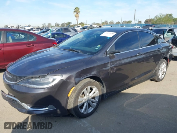 2016 Chrysler 200 Limited with VIN 1C3CCCAB5GN157112, listed as a IAAI auction lot 41853197 with 65,592 mi miles and . Bid and sale history available at DreamBid. Image 14.