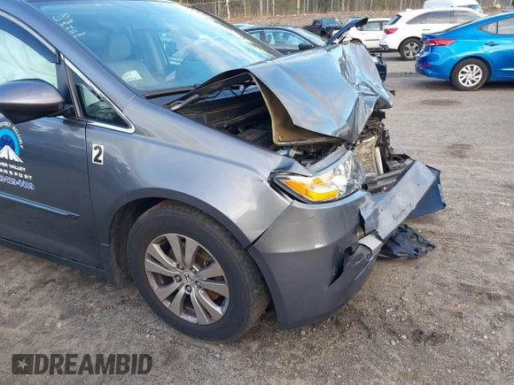 2014 Honda Odyssey EX-L with VIN 5FNRL5H67EB073640, listed as a IAAI auction lot 41115124 with 99,841 mi miles and . Bid and sale history available at carsss.com. Image 18.