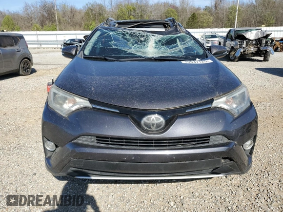 2018 Toyota RAV4 XLE with VIN JTMWFREV0JJ190508, listed as a Copart auction lot 49637125 with 120,768 mi miles and Salvage Title. Bid and sale history available at carsss.com. Image 5.