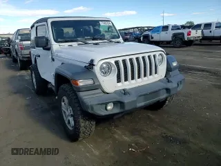 2018 Jeep Wrangler Sport with VIN 1C4GJXAN9JW331320, listed as a Copart auction lot 77883334 with 26,567 mi miles and Salvage title. Bid and sale history available at DreamBid. Image 11.