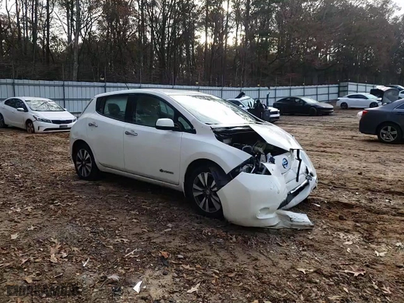 2015 Nissan LEAF S with VIN 1N4AZ0CP4FC321636, listed as a Copart auction lot 85276834 with NaN miles and Salvage Title. Bid and sale history available at carsss.com. Image 11.