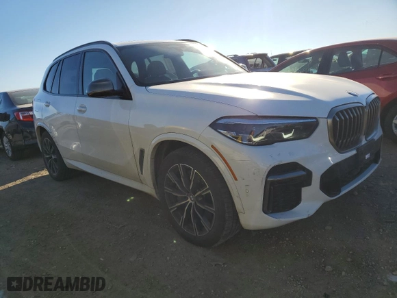 2022 BMW X5 M50i with VIN 5UXJU4C08N9J97206, listed as a Copart auction lot 83159594 with 92,534 mi miles and Clean Title. Bid and sale history available at carsss.com. Image 4.