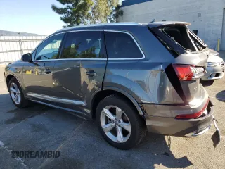 2020 Audi Q7 Premium with VIN WA1AJAF7XLD007623, listed as a Copart auction lot 46716255 with 28,082 mi miles and Salvage Title. Bid and sale history available at carsss.com. Image 2.